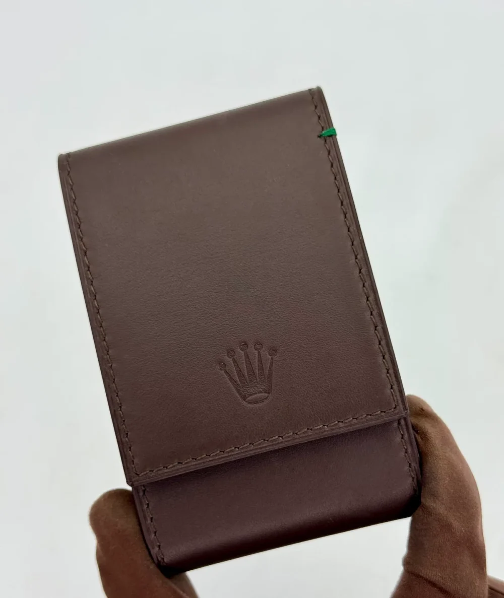 Rolex Leather Watch Travel Pouch