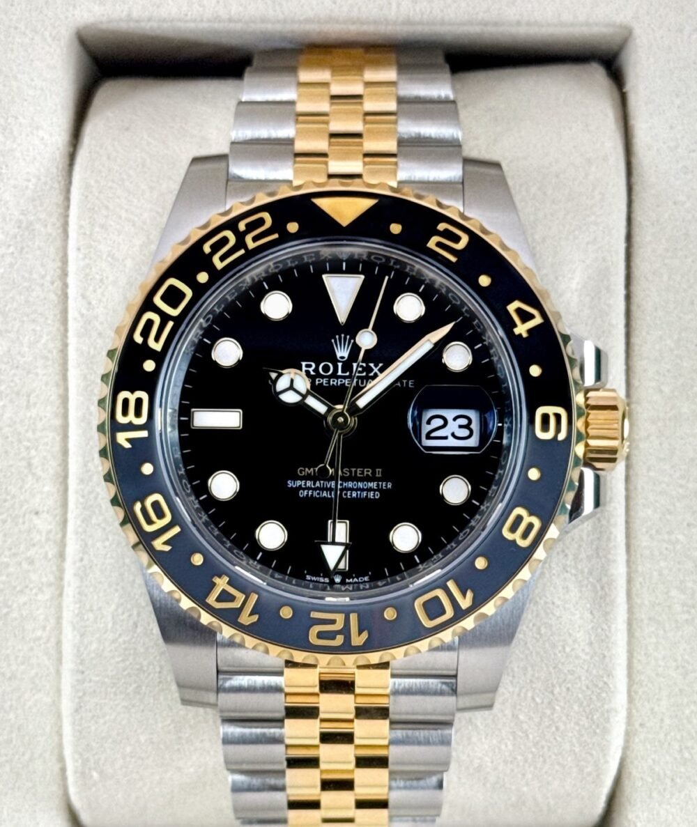 NEW 2025 Rolex GMT-Master II 40mm 126713GRNR Two-Tone Jubilee