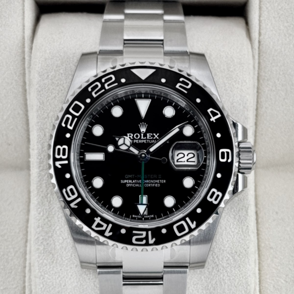 NEW OLD STOCK 2019 Rolex GMT-Master II 40mm 116710LN Stainless Steel Black Dial (STICKERED)