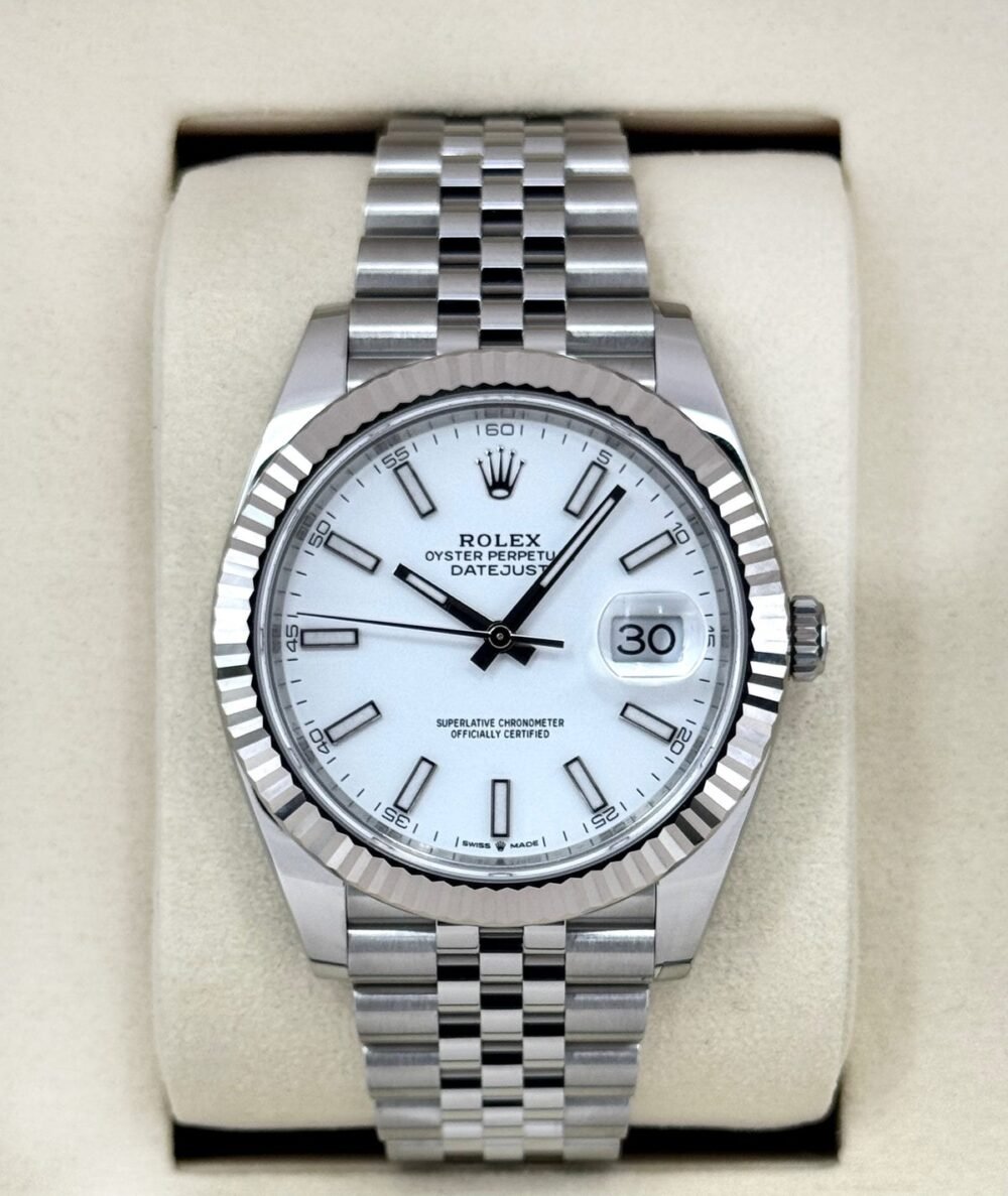NEW 2026 Rolex Datejust 41mm 126334 Stainless Steel Jubilee White Dial