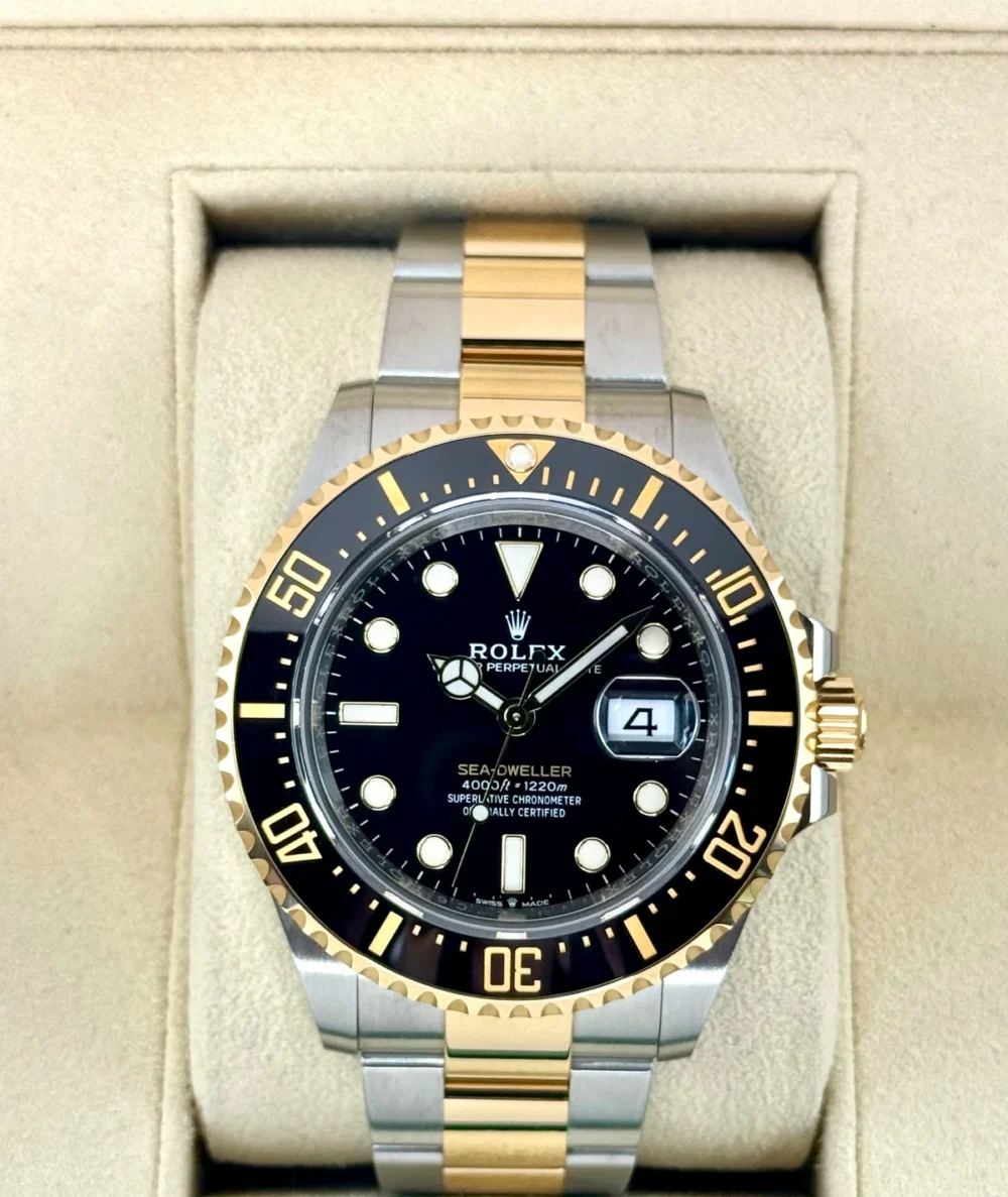 2019 Rolex Sea-Dweller 43mm 126603 Two-Tone Black Dial
