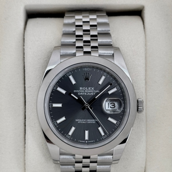 NEW 2026 Rolex Datejust 41mm 126300 Stainless Steel Jubilee Rhodium Dial