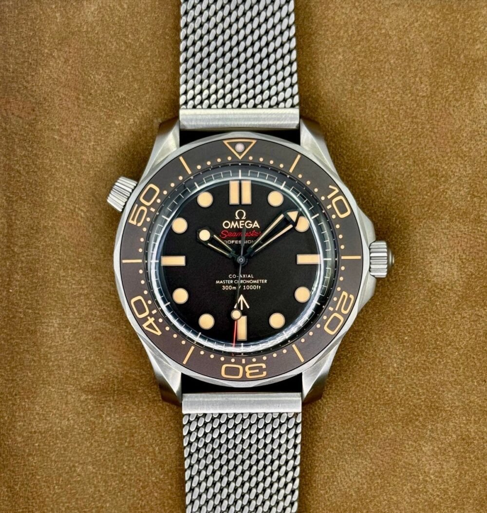 NEW 2026 Omega Seamaster Diver 300M 007 42mm Titanium Brown Dial