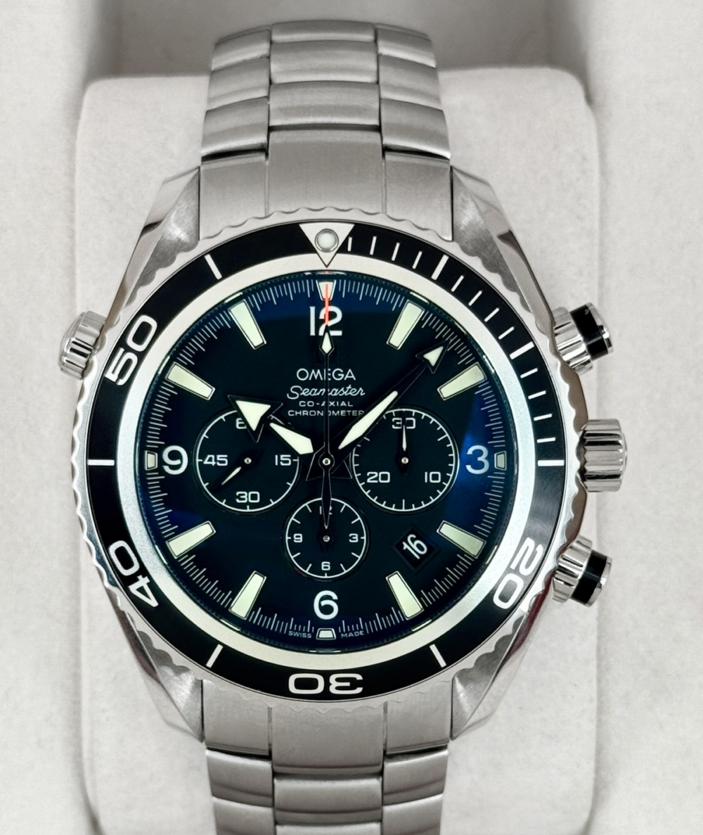 Omega Seamaster Planet Ocean Chronograph 45.5mm 2210.50.00 Black Dial