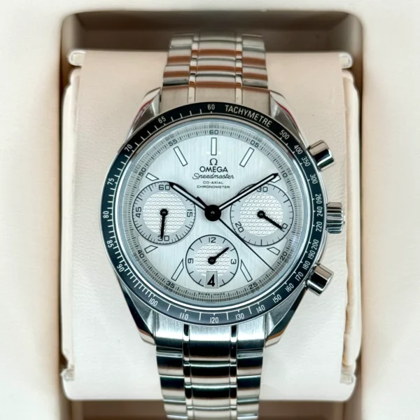2020 Omega Speeedmaster Racing 40mm 326.30.40.5002.001 White Dial