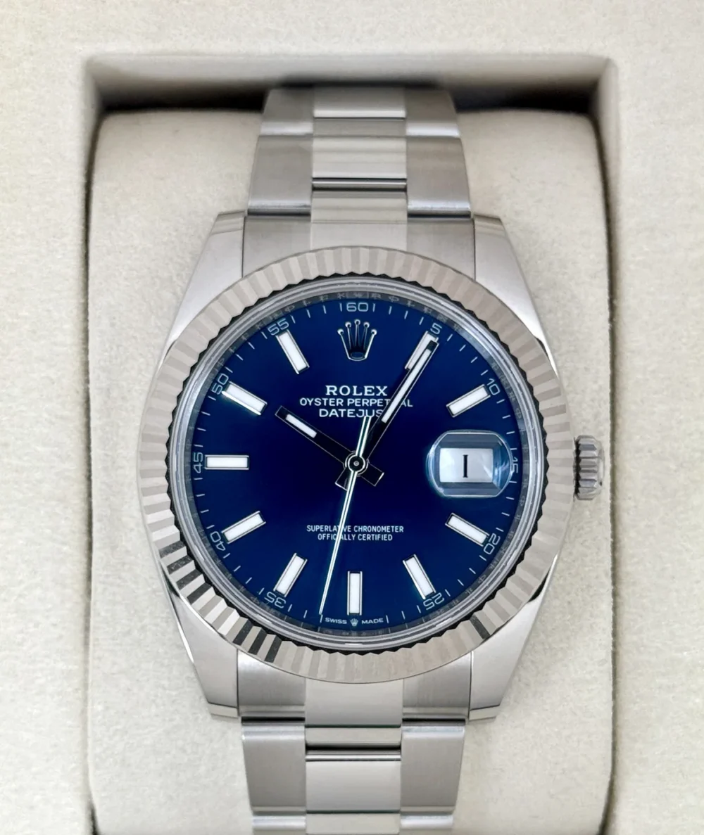NEW 2025 Rolex Datejust 41mm 126334 Stainless Steel Oyster Blue Dial