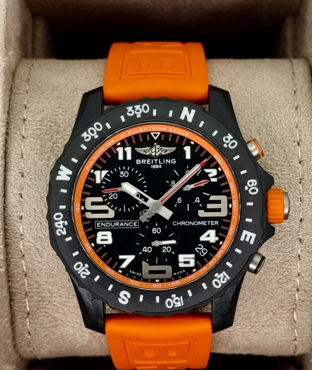 2023 Breitling Endurance Pro 44mm X82310 Plastic Black Dial