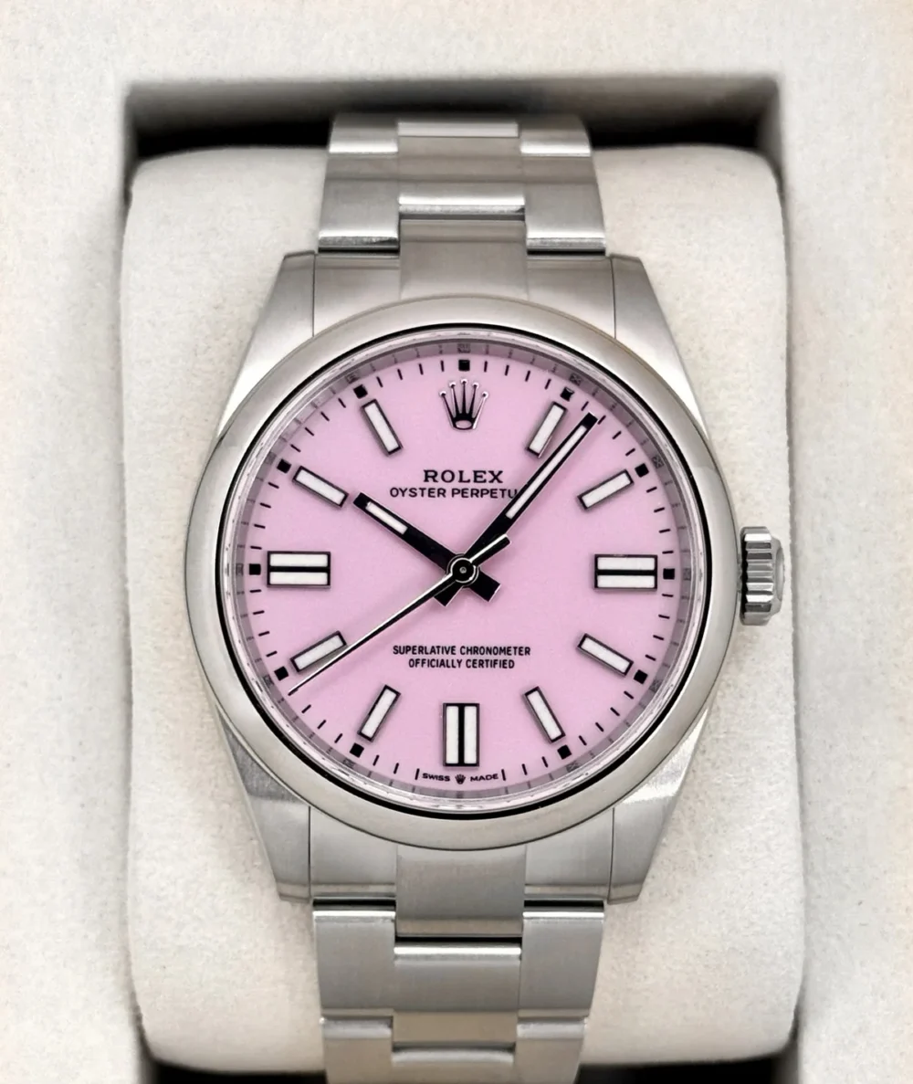 NEW 2025 Rolex Oyster Perpetual 41mm 134300 Candy Pink Dial