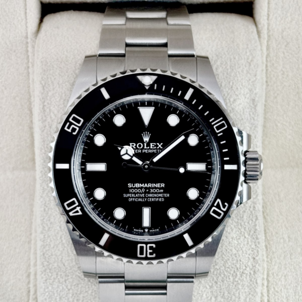 2024 Rolex Submariner 41mm 124060 Stainless Steel Black Dial