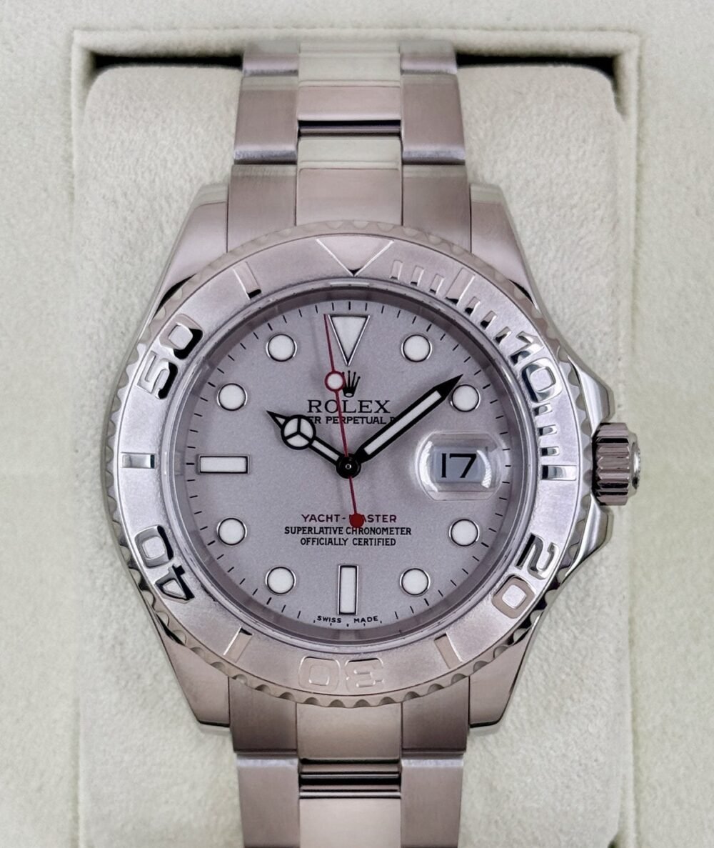 2005 Rolex Yacht-Master 40mm 16622 Platinum Bezel and Dial (Collectors Set)