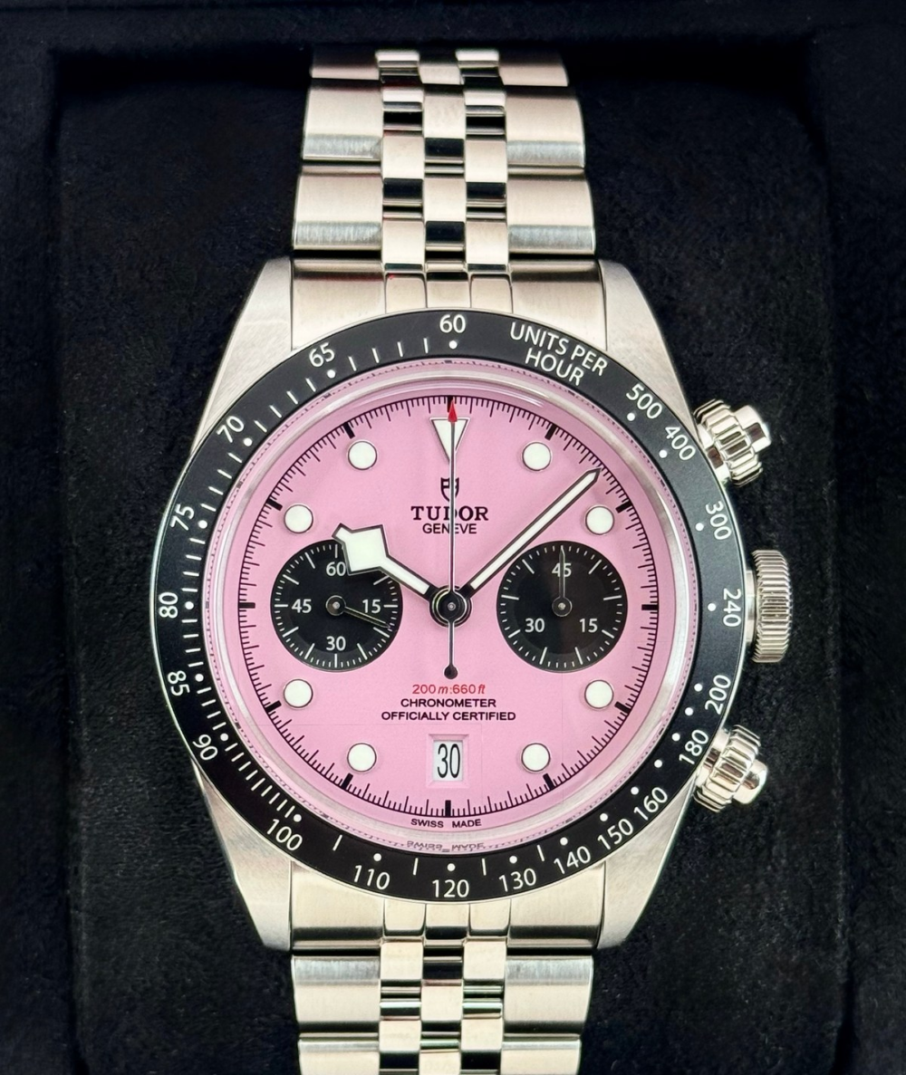 2025 Tudor Black Bay Chrono 41mm 79360N Stainless Steel Pink Dial