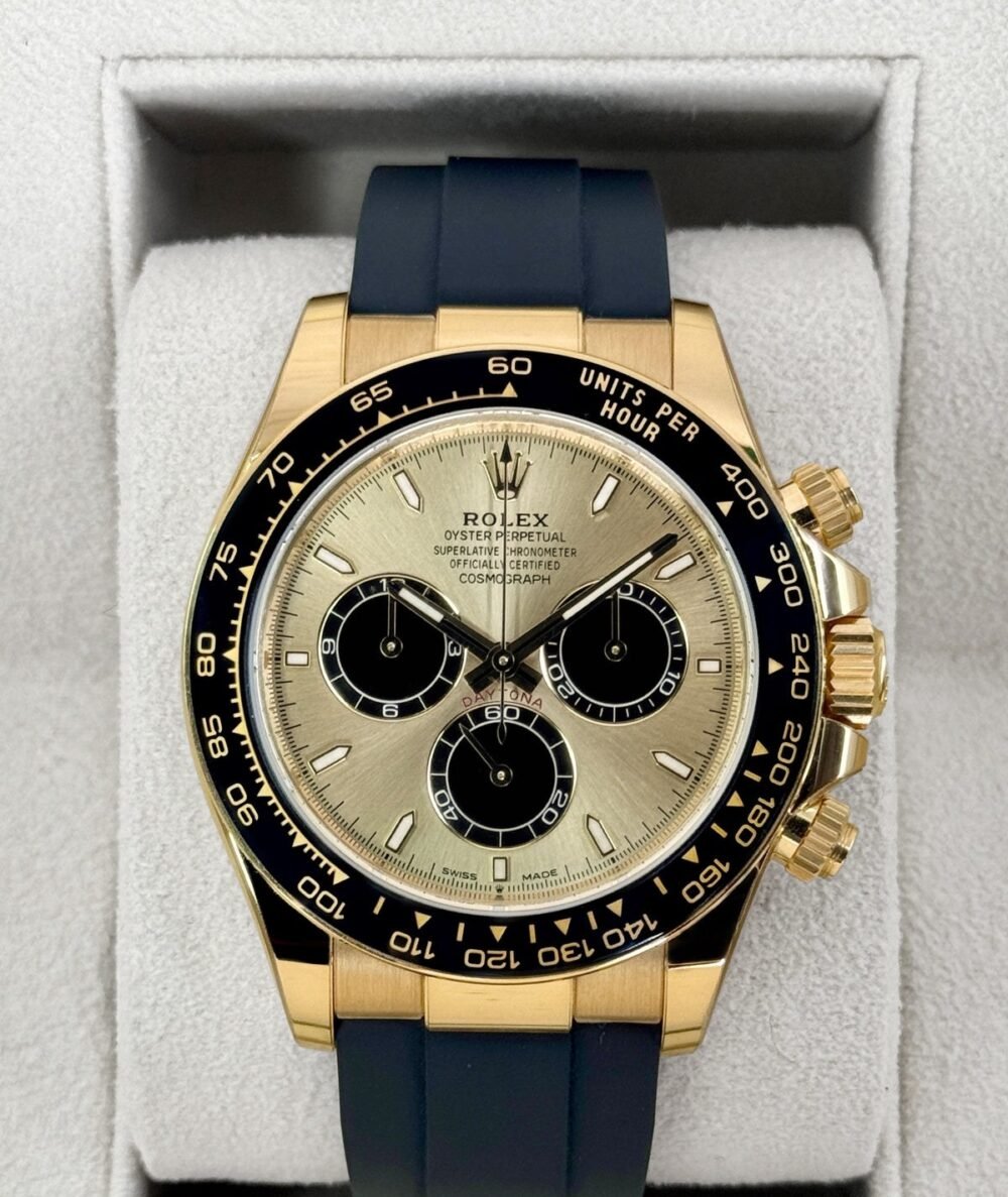 2024 Rolex Daytona 40mm 126518LN Yellow Gold Oysterflex Champagne Pikachu Dial