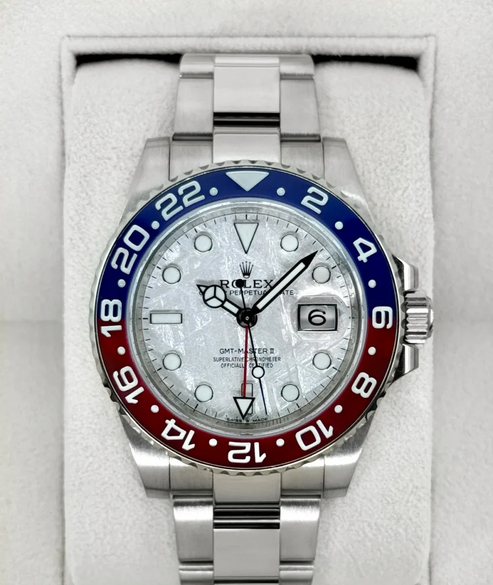 2021 Rolex GMT-Master II "Pepsi" 40mm 126719BLRO Meteorite Dial