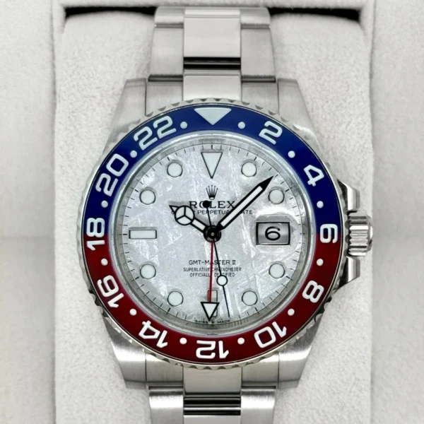 2021 Rolex GMT-Master II "Pepsi" 40mm 126719BLRO Meteorite Dial