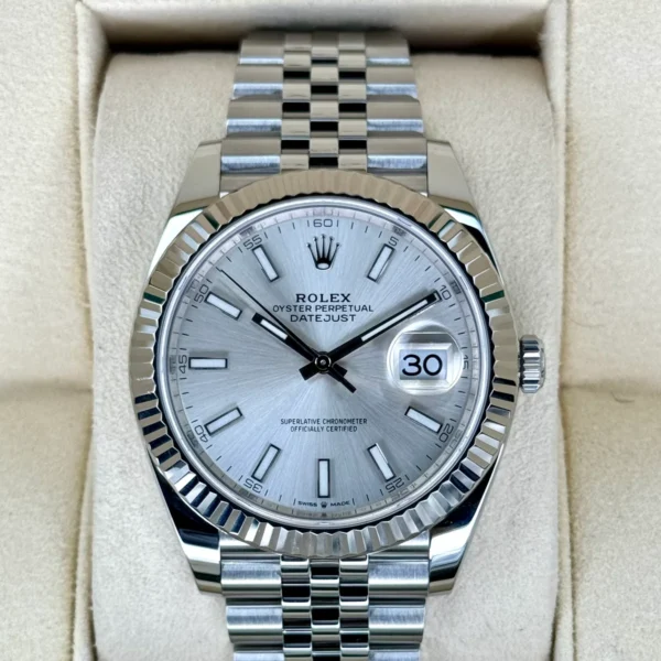 2020 Rolex Datejust 41mm 126334 Stainless Steel Jubilee Silver Dial