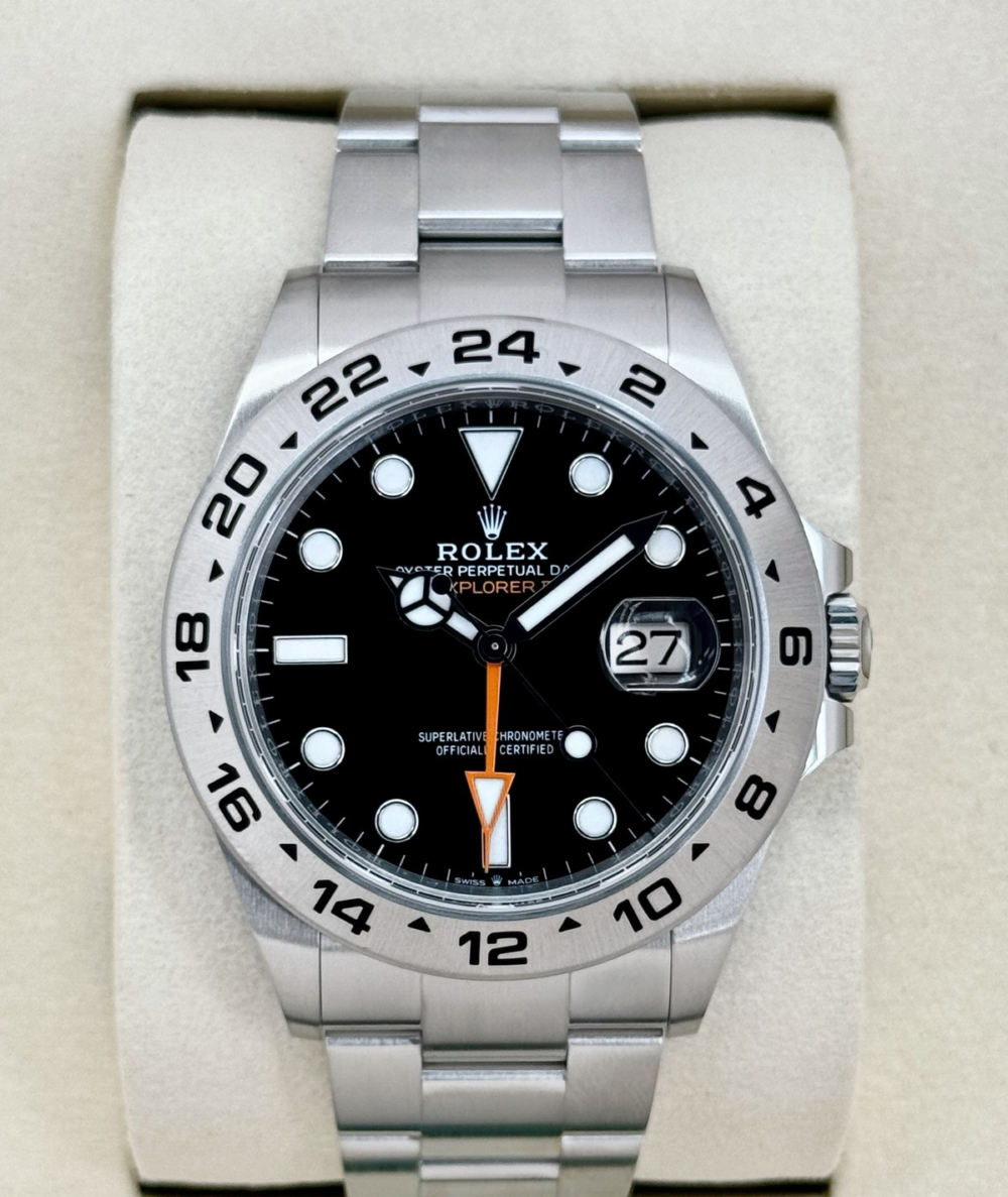 NEW 2026 Rolex Explorer II 42mm 226570 Stainless Steel Black Dial