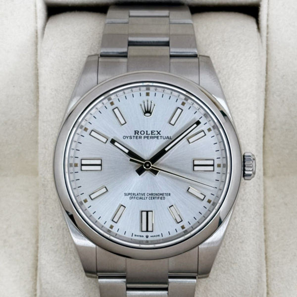 NEW 2023 Rolex Oyster Perpetual 41mm 124300 Silver Dial (NOS)
