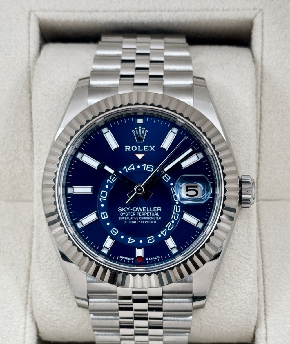2024 Rolex Sky-Dweller 42mm 336934 Jubilee Blue Dial