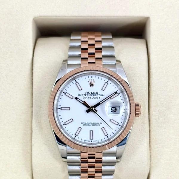 NEW 2025 Rolex Datejust 36mm 126231 Two-Tone Jubilee White Dial