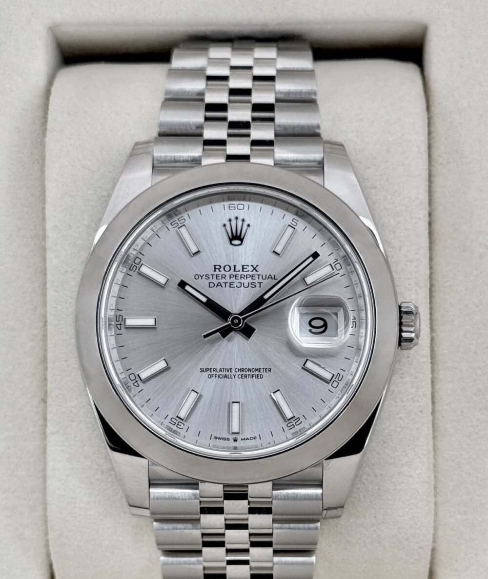 NEW 2025 Rolex Datejust 41mm 126300 Stainless Steel Jubilee Silver Dial