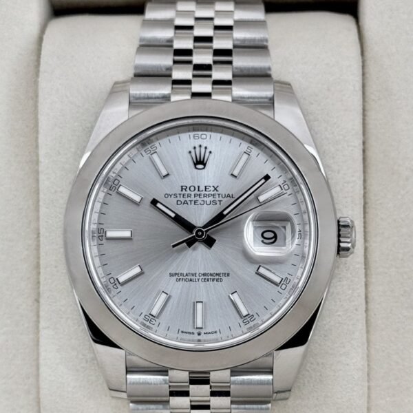 NEW 2025 Rolex Datejust 41mm 126300 Stainless Steel Jubilee Silver Dial