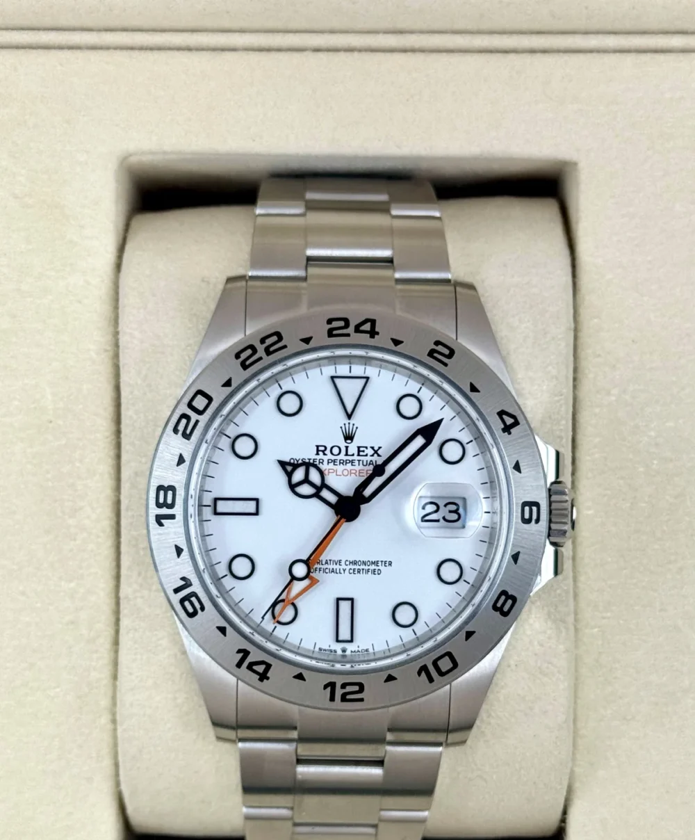 NEW 2025 Rolex Explorer II 42mm 226570 Polar White Dial