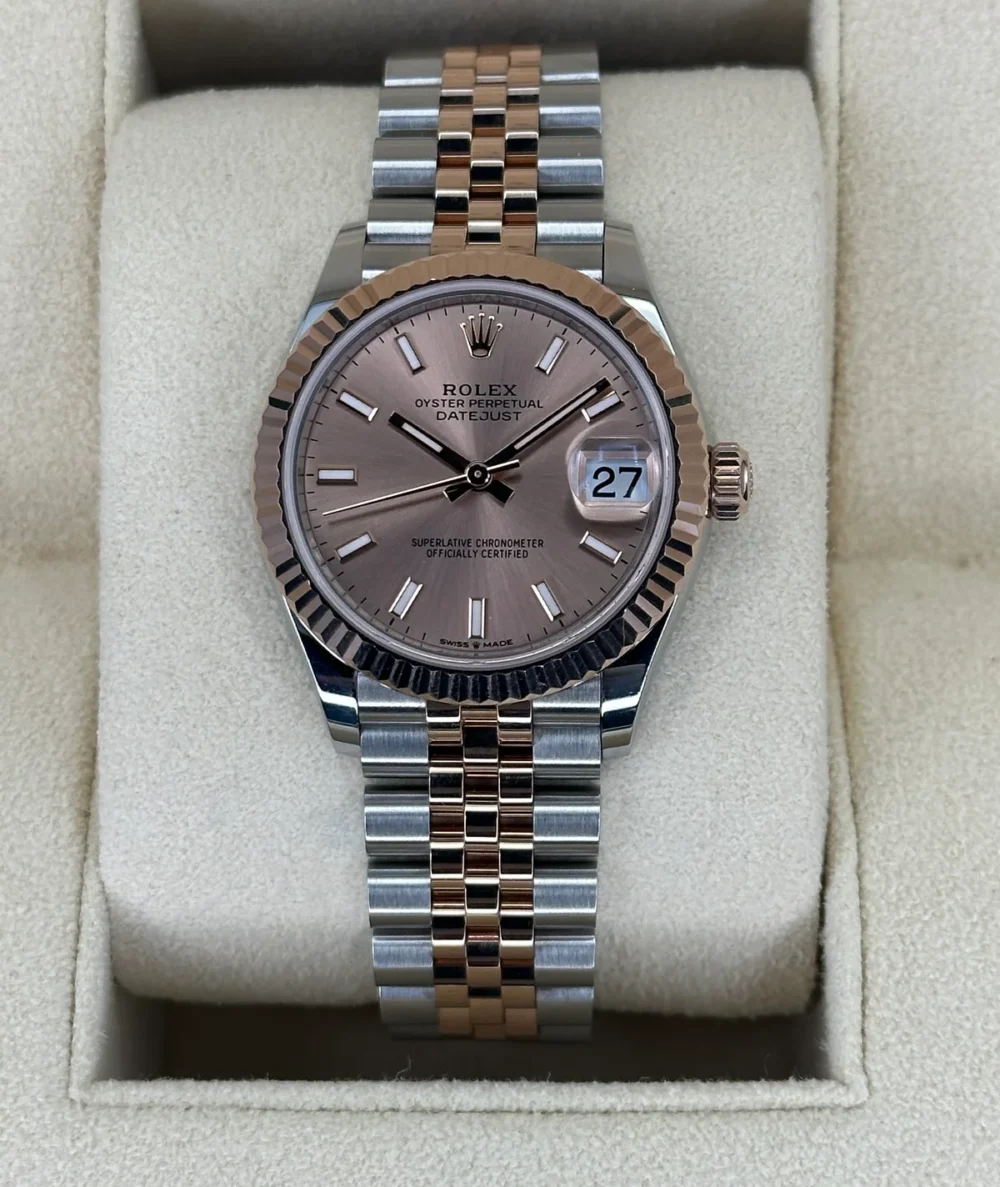 NEW 2025 Rolex Lady Datejust 31mm 278271 Two-Tone Jubilee Pink Dial