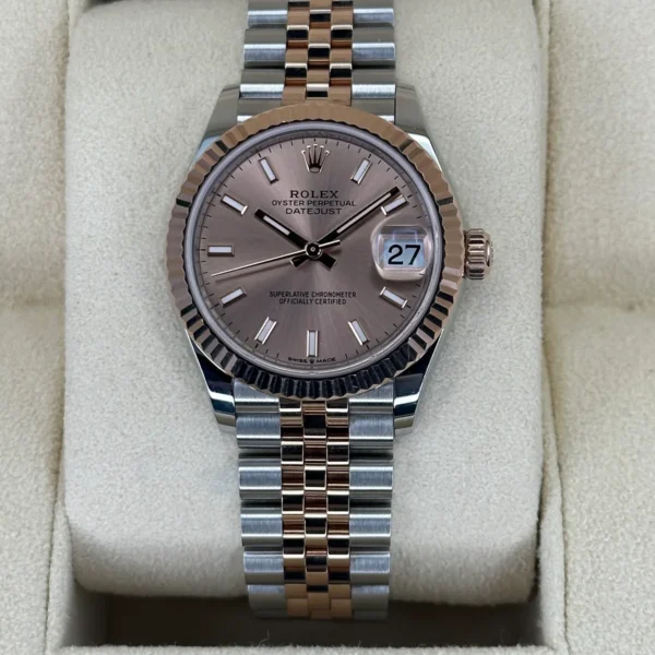NEW 2025 Rolex Lady Datejust 31mm 278271 Two-Tone Jubilee Pink Dial