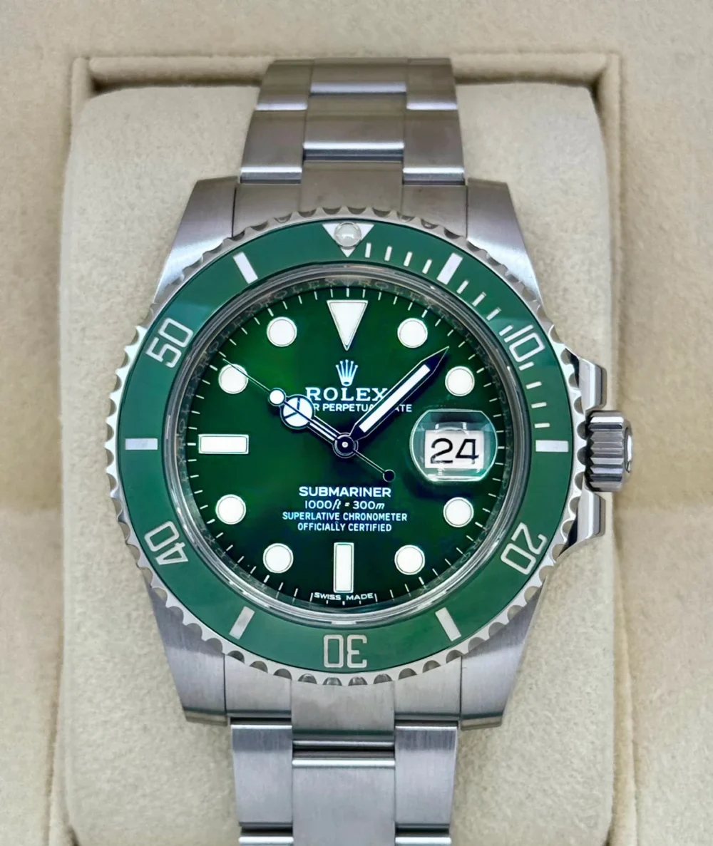 2019 Rolex Submariner “Hulk” 40mm 116610LV Green Dial