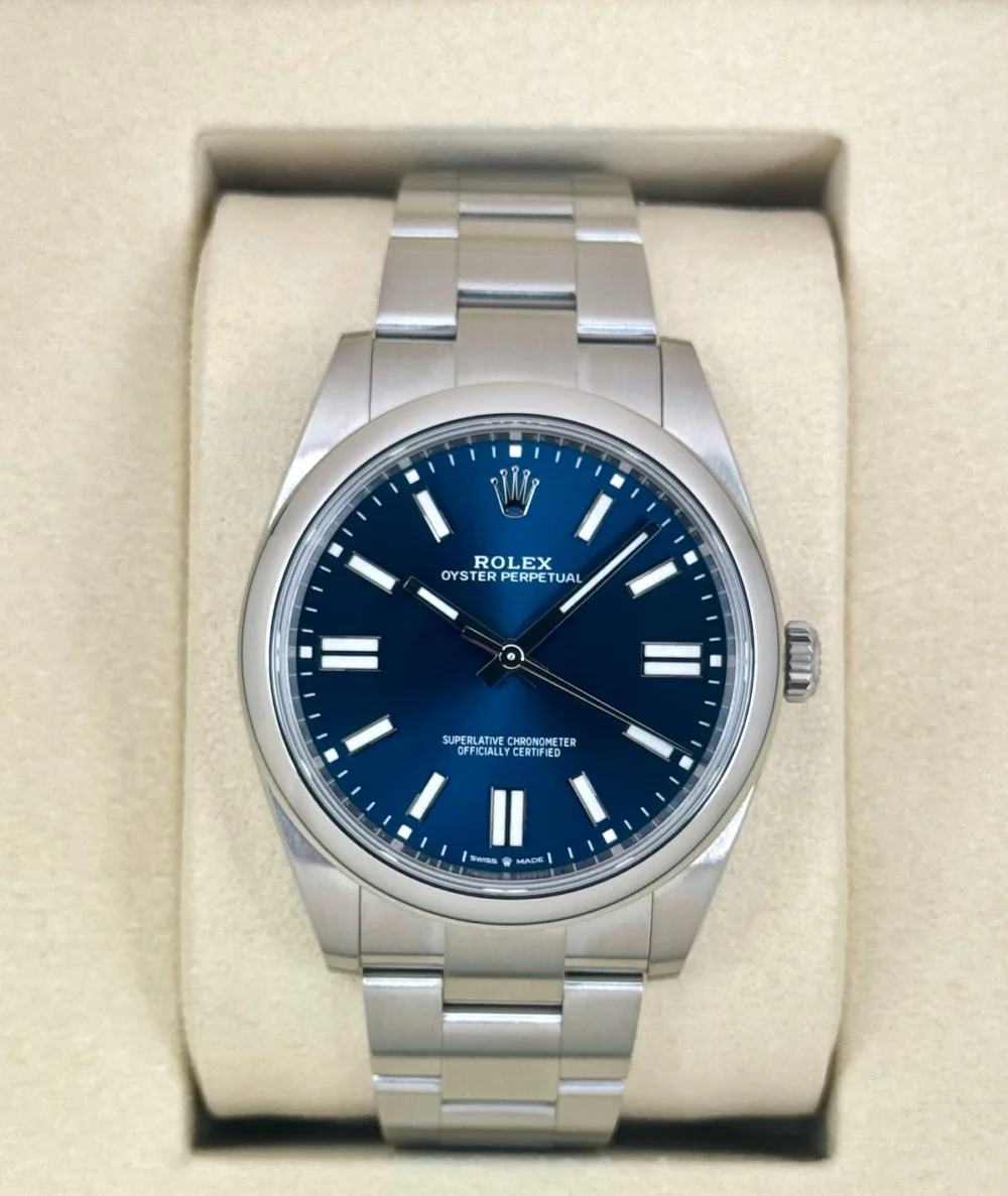 NEW 2025 Rolex Oyster Perpetual 41mm 124300 Blue Dial