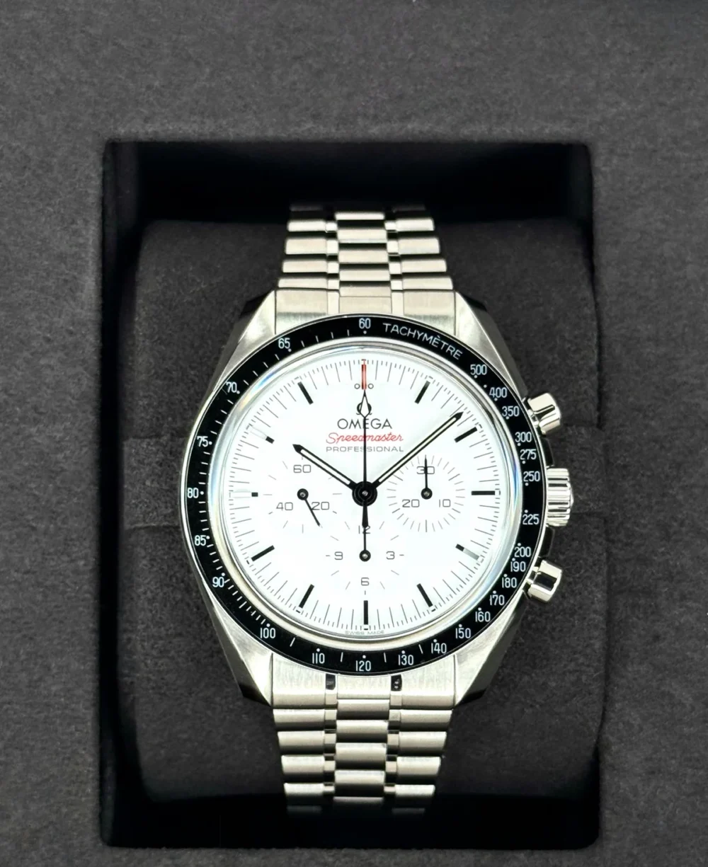 2025 Omega Speedmaster Moonwatch Pro 42mm 310.30.42.50.04.001 White Dial