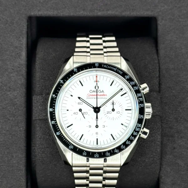 2025 Omega Speedmaster Moonwatch Pro 42mm 310.30.42.50.04.001 White Dial
