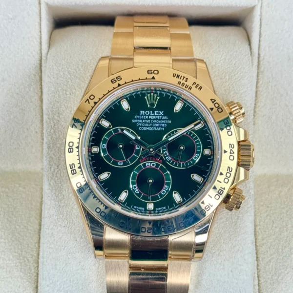 2023 Rolex Daytona "John Mayer" 40mm 116508 Yellow Gold Green Dial