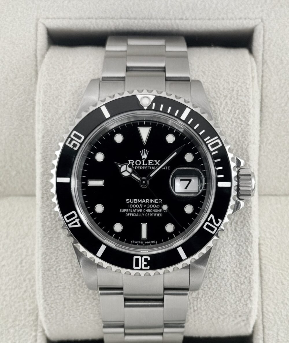 2023 CPO Rolex Submariner 40mm 16610 Stainless Steel Black Dial (CPO)