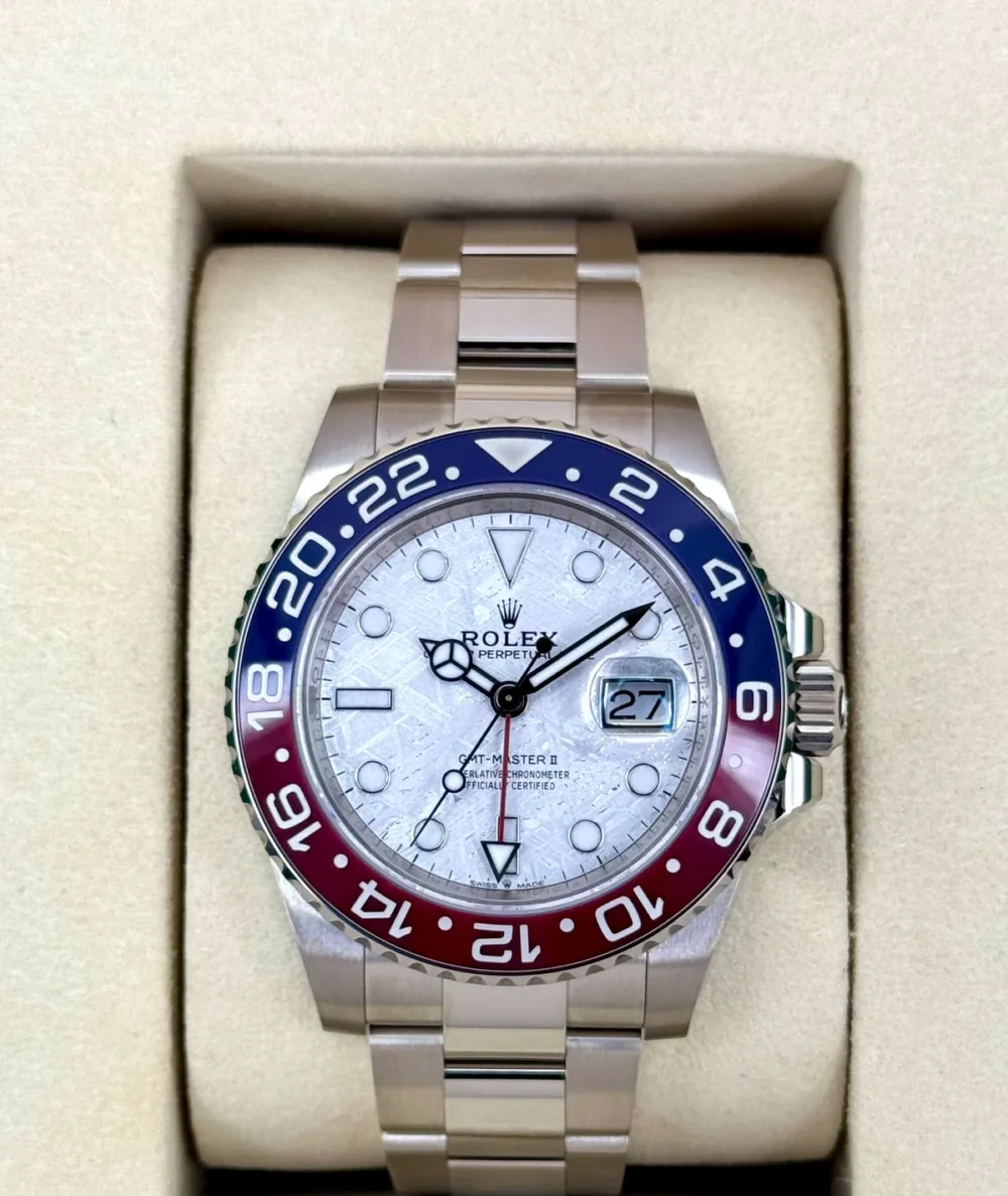NEW 2025 Rolex GMT-Master II "Pepsi" 40mm 126719BLRO Meteorite Dial