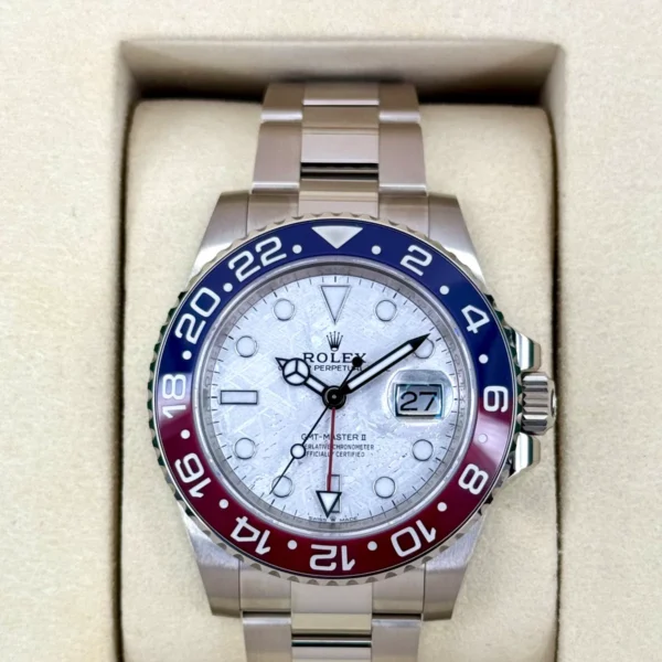 NEW 2025 Rolex GMT-Master II "Pepsi" 40mm 126719BLRO Meteorite Dial