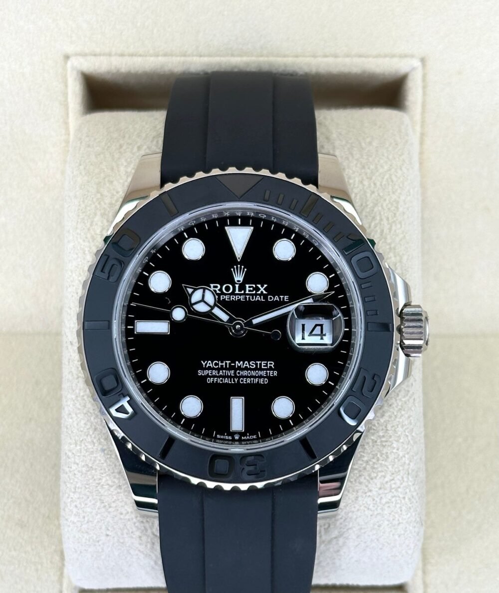 NEW 2026 Rolex Yacht-Master 42mm 226659 White Gold Oysterflex Black Dial