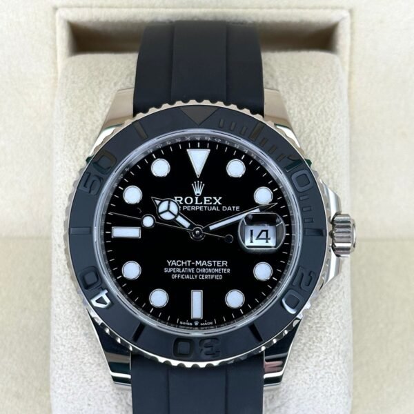 NEW 2026 Rolex Yacht-Master 42mm 226659 White Gold Oysterflex Black Dial
