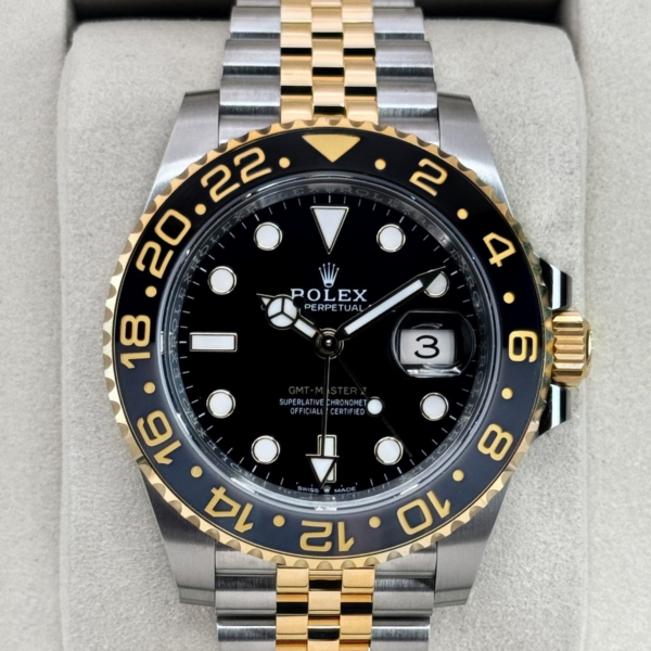 2025 Rolex GMT-Master II 40mm 126713GRNR Two-Tone Jubilee