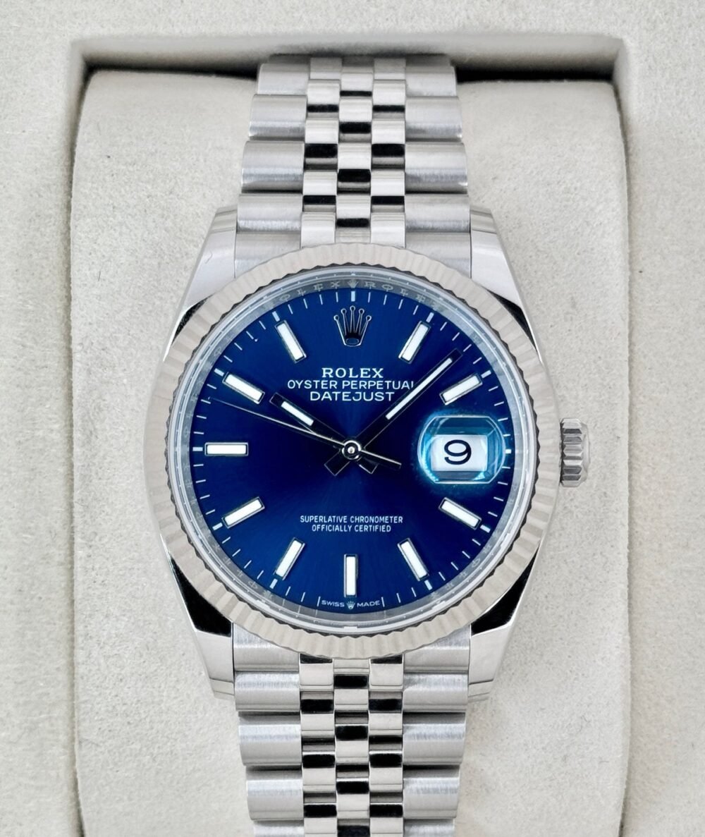2026 Rolex Datejust 36mm 126234 Stainless Steel Jubilee Blue Dial