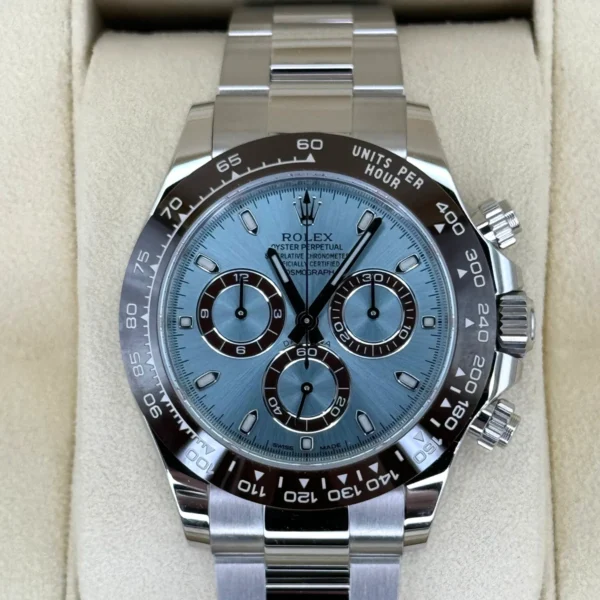 2022 Rolex Daytona 40mm 116506 Platinum Ice Blue Dial