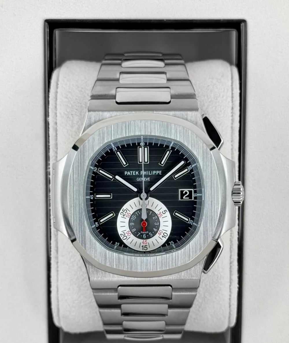 2011 Patek Philippe Nautilus Chrono 40.5mm 5980/1A Stainless Steel Grey Dial