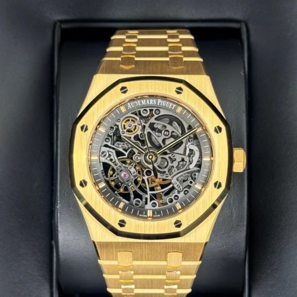 NEW 2025 Audemars Piguet Royal Oak 41mm 15407BA Double Balance Wheel Openworked