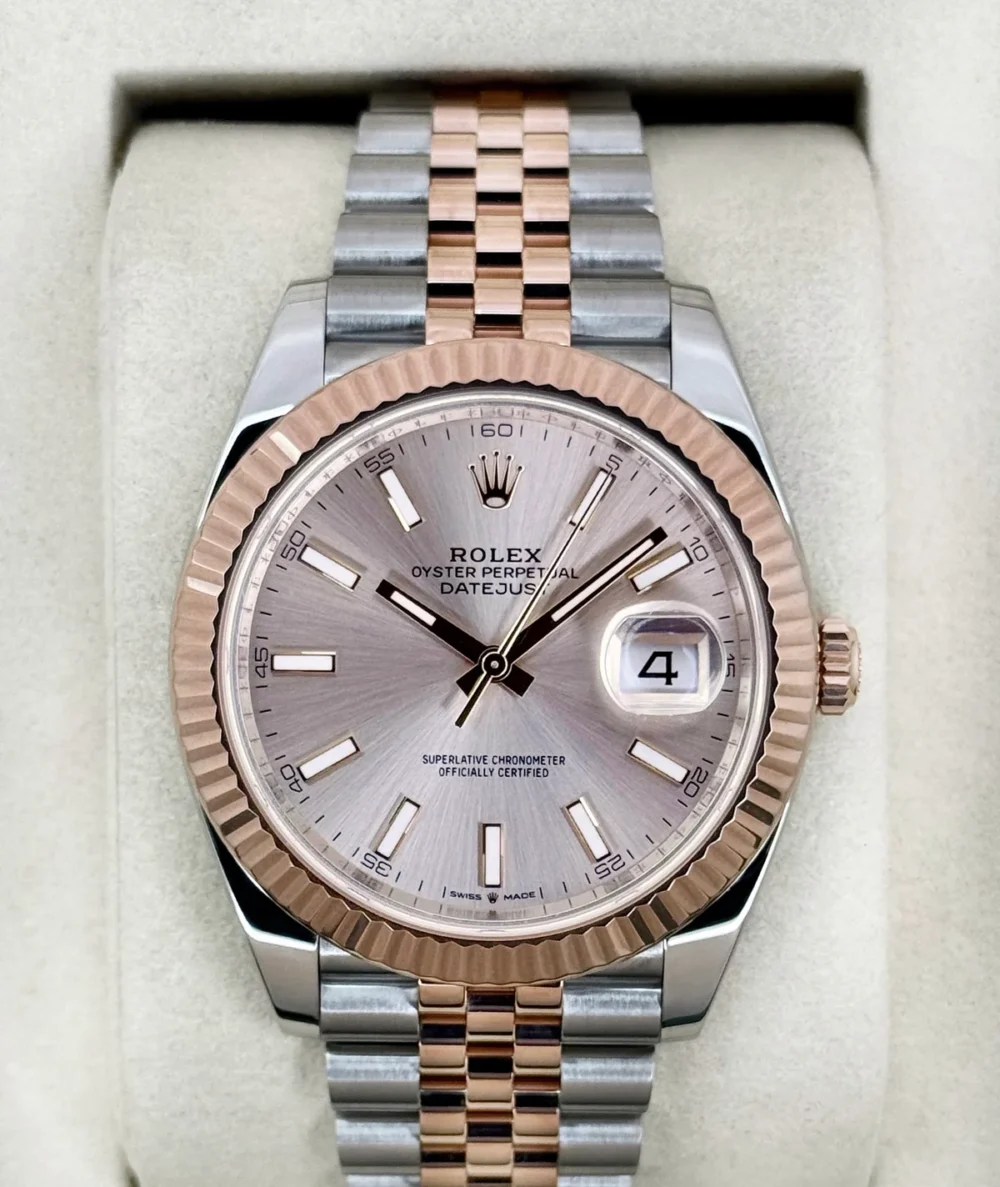 2025 Rolex Datejust 41mm 126331 Two-Tone Jubilee Sundust Dial