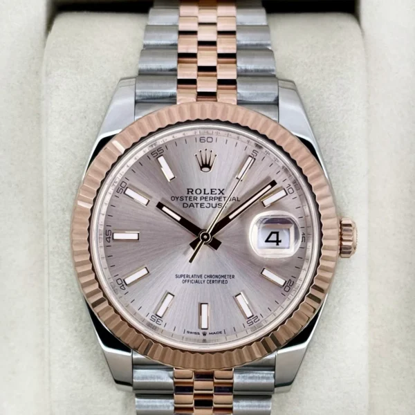 2025 Rolex Datejust 41mm 126331 Two-Tone Jubilee Sundust Dial