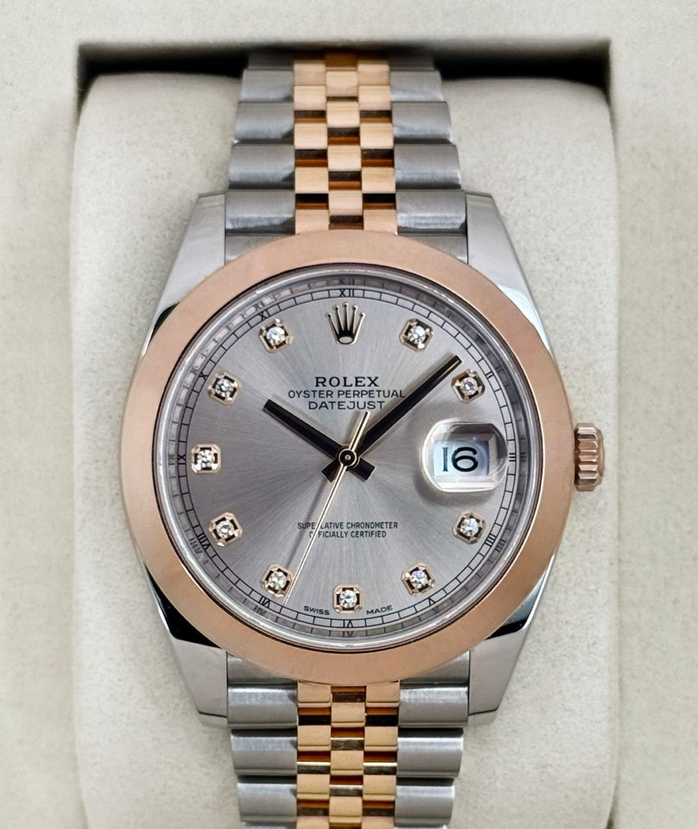 NEW 2026 Rolex Datejust 41mm 126301 Two-Tone Jubilee Sundust Diamond Dial