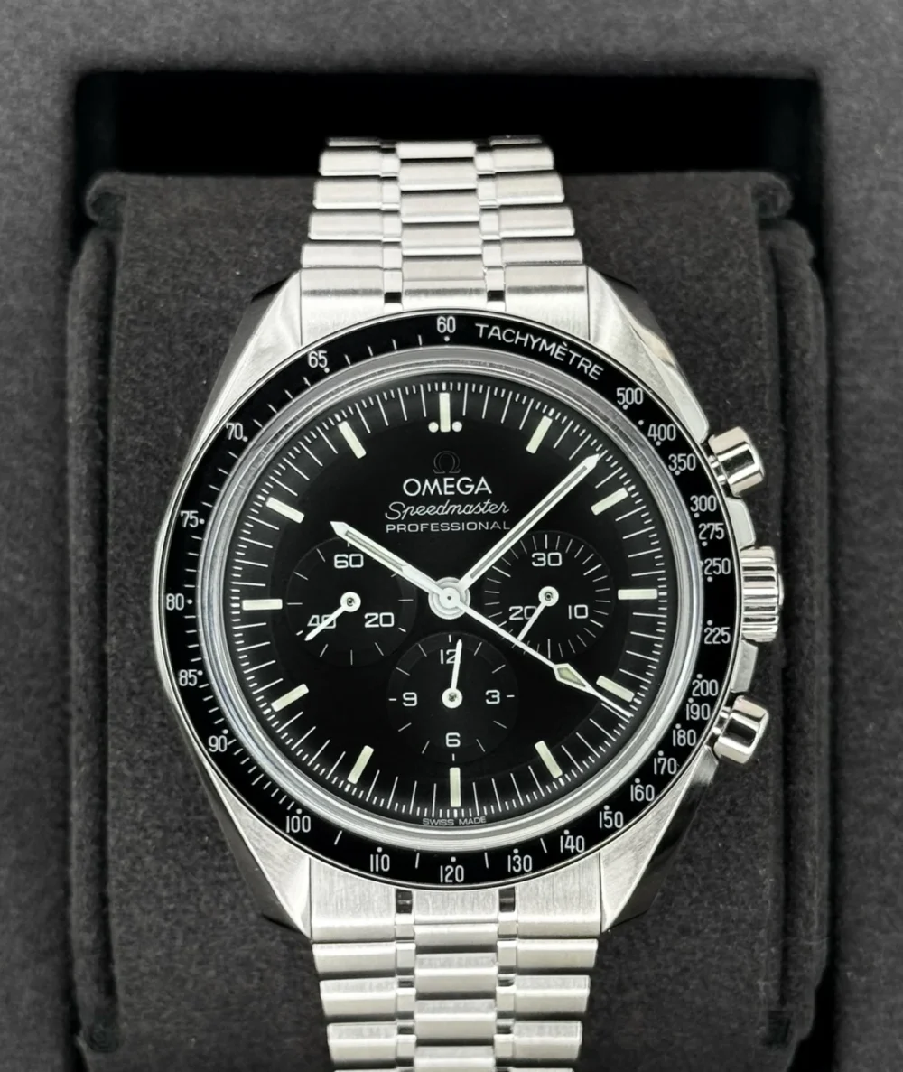 NEW 2026 Omega Speedmaster Pro Moonwatch 42mm 310.30.42.50.01.002 Black Dial