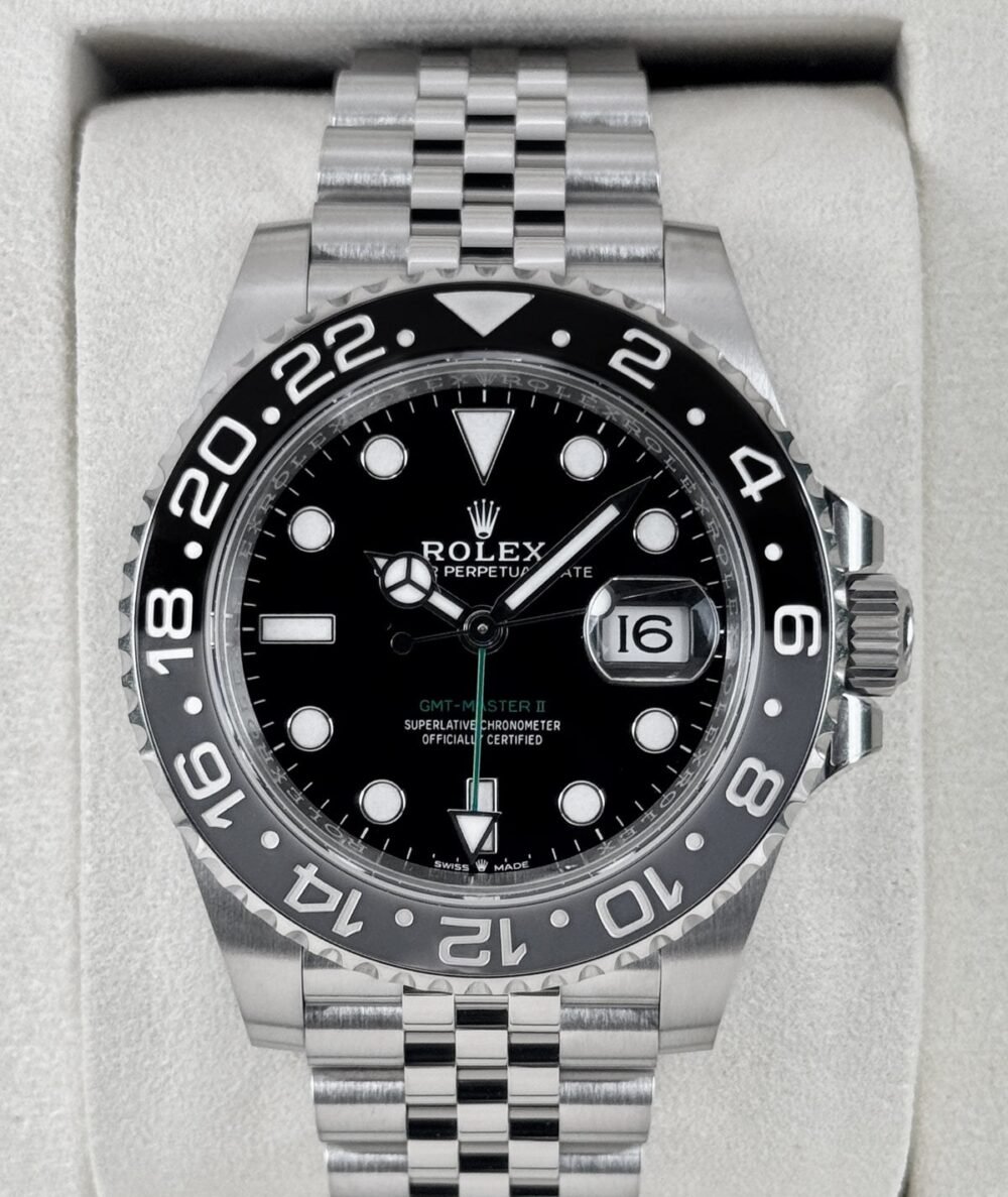 NEW 2026 Rolex GMT-Master II Bruce Wayne 40mm 126710GRNR Jubilee (NEW STYLE CARD)
