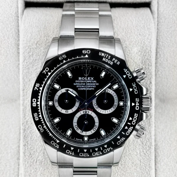 2023 Rolex Daytona 40mm 116500LN Stainless Steel Black Dial