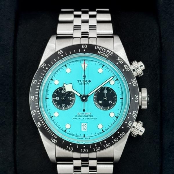 2026 Tudor Black Bay Chrono 41mm 79360N Flamingo Blue Dial